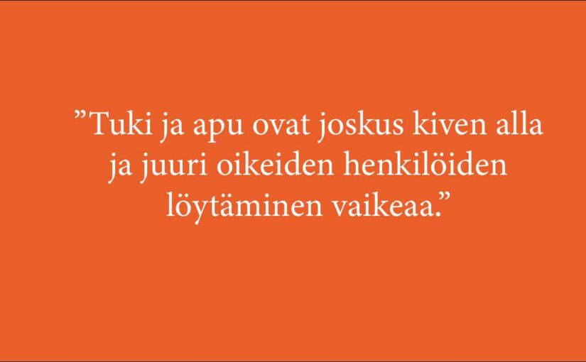 Mistä apua?